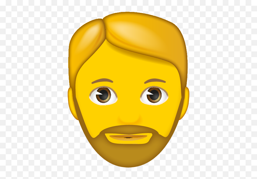 Beard - Blonde Man Emoji,Beard Emoji