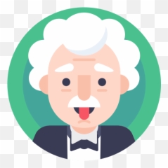 Avatar Einstein Professor Scientist - Einstein Icon Emoji,Professor Farnsworth Emoticon Facebook