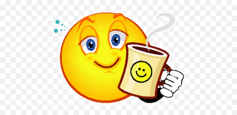 Good Morning Good Night Stickers Apk - Coffee Smiley Face Emoji,Emojis For Talkatone Android