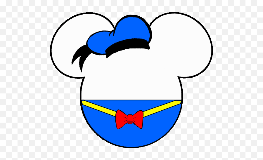 Clip Art Donald Duck Hat Clipart - Clipart Suggest Emoji,Mickey Mouse Ears Emoticon