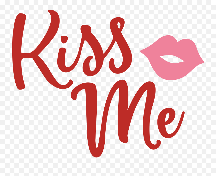 Kiss Me Svg Cut File Emoji,Red Kiss Emoticon