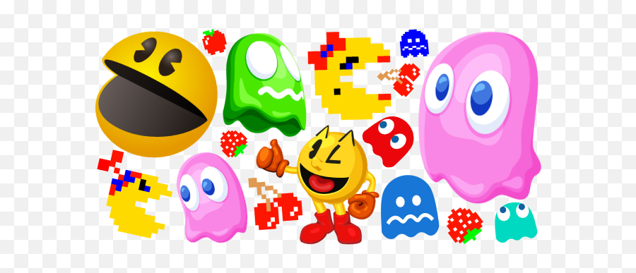 Pac - Man Cursor Collection Custom Cursor Emoji,Simple Japanese Happy Emoticon