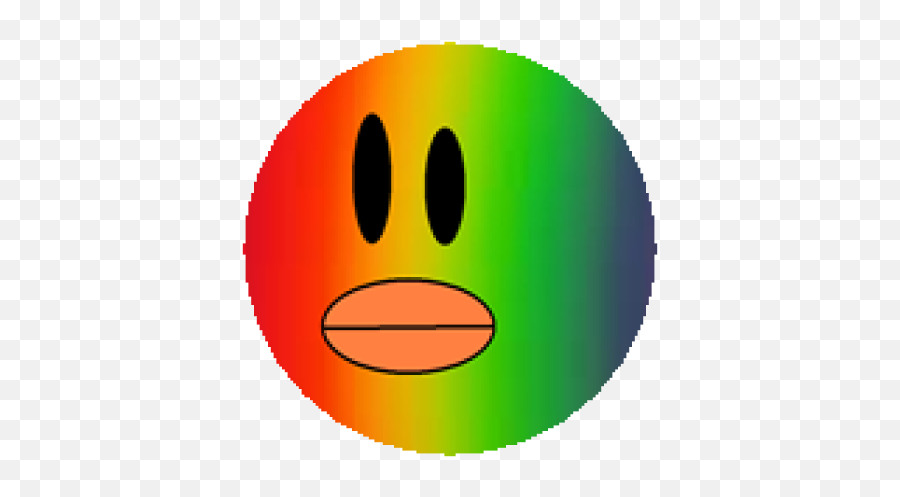 Rainbow Duck Hard - Roblox Emoji,Duck Emoticon