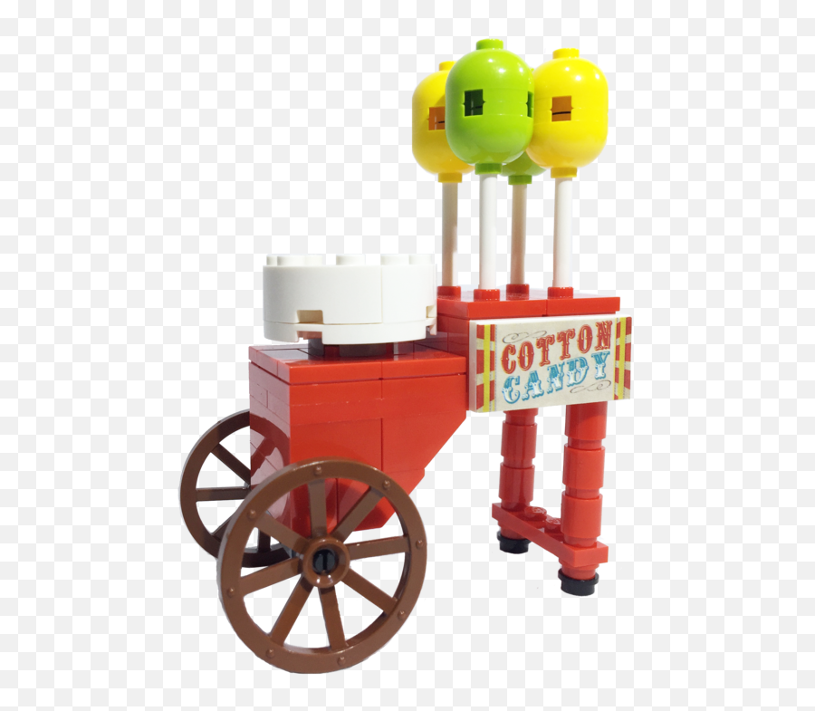 Brick Loot Cotton Candy Cart - Lego Cotton Candy Machine Emoji,Cotton Candy Emoji