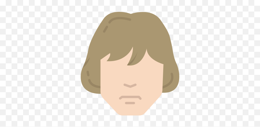 Hairwhitefaceneckchinhairstyleeyebrowforeheadcheek - Star Wars Luke Skywalker Icon Emoji,Luke Skywalker Emoji