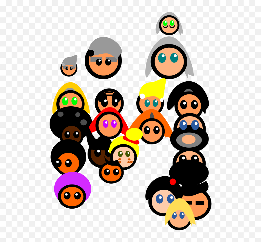Posing Bodybuilder - Cartoon Multicultural Family Drawing Emoji,Bodybuilder Emoticon