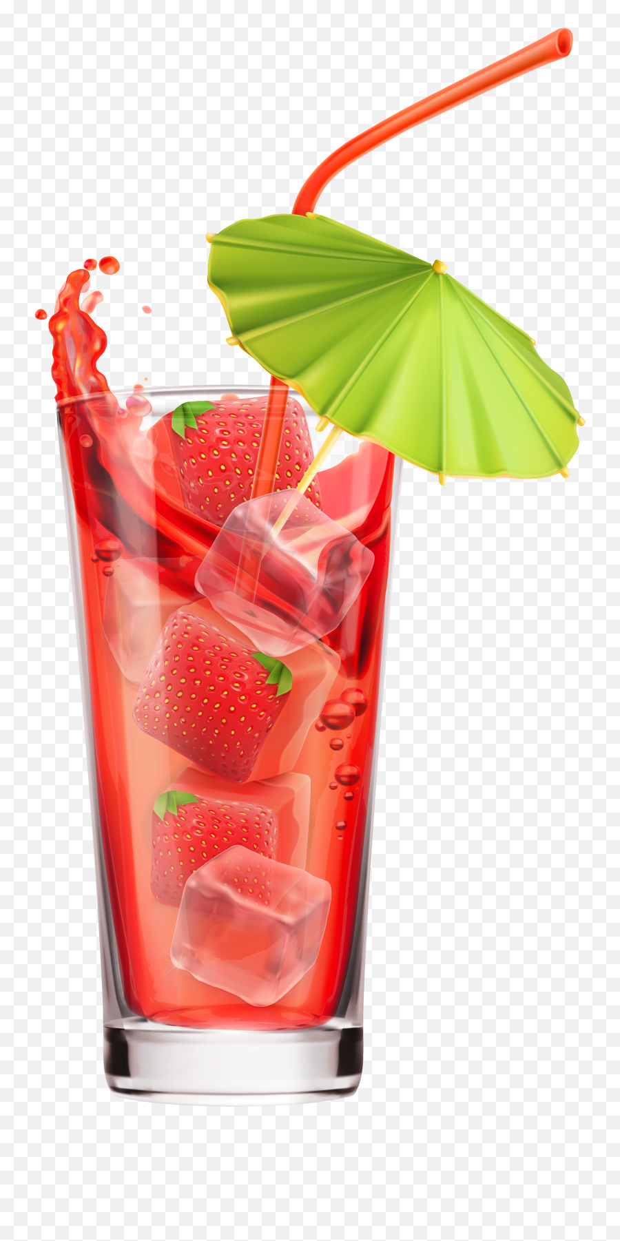Transparent Background Strawberry Juice - Strawberry Juice Glass Png Emoji,Apple Cocktail Emoji