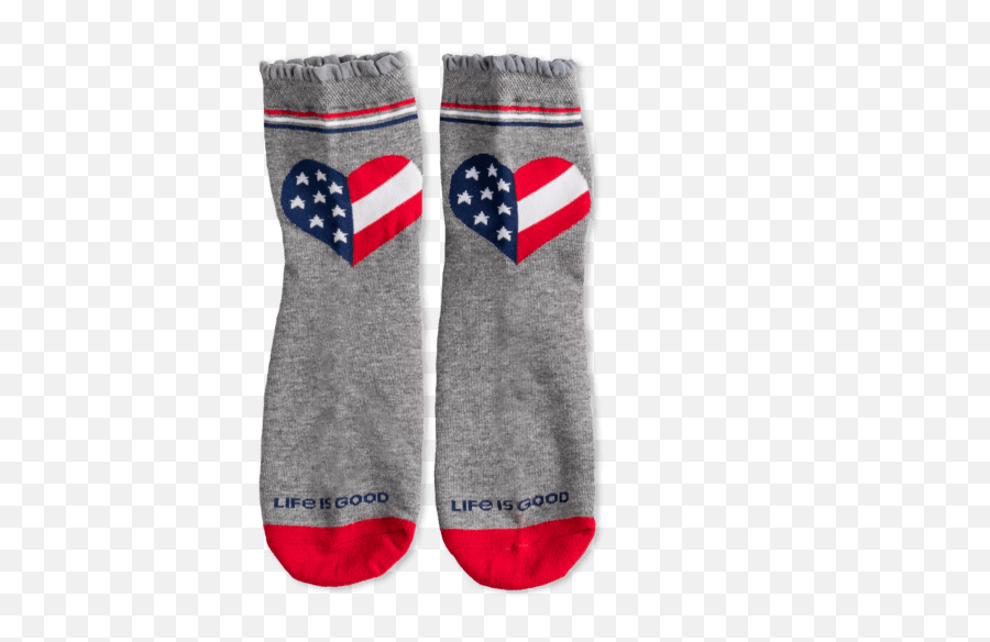 Stars Stripes Heart Anklet Socks - For Teen Emoji,Emoji Pop American Flag Rocket