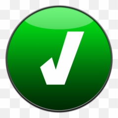 Junho 2013 - Green Check Button Transparent Emoji,Emoticon Desmaiando