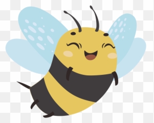 Honey Bee Illustration Wall Art Decal - Abeille Joyeuse Dessin Emoji,Emoji Wall Art