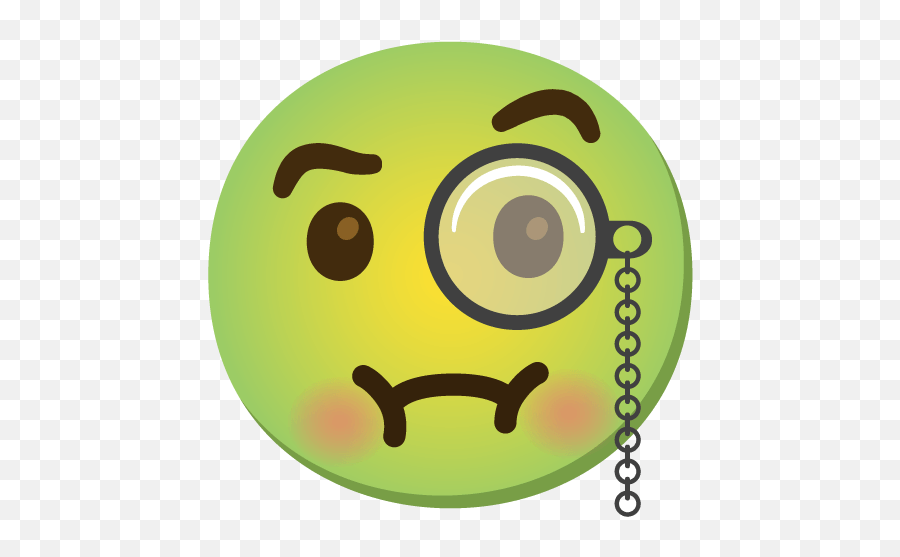 Monocle - Face With Monocle Emoji Meaning,Sensitive Emoji