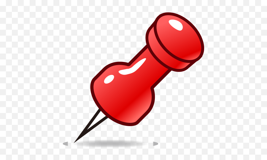 Pushpin Emoji - Solid,Pinpoint Emoji