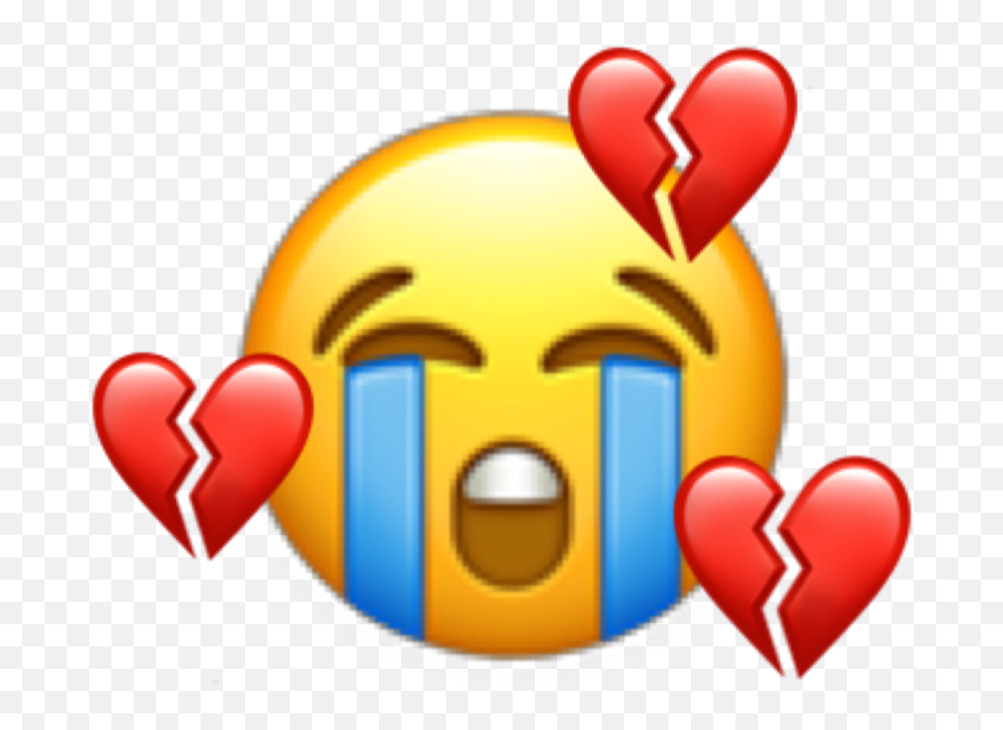 Sad Emoji Sademoji Crying Sticker - Happy,Heartbreak Emoji