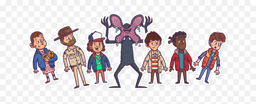 Stranger Things Stickers Png Emoji,Strangers Things Dustin Emoji