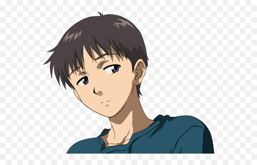 Old Teenager To Watch Animated Movies - Shinji Ikari Png Emoji,Animated Movie About Teenagers And Children And Their Emotions