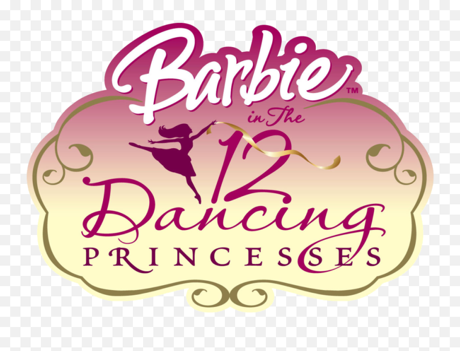 Download Barbie Logo Png Image - Barbie And The 12 Dancing Barbie 12 Dancing Princesses Logo Emoji,Dancing Emoji Facebook