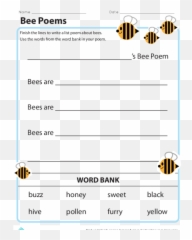 Buzzing Sensory Poems Lesson Plan Educationcom - Grade 1 Bees Worksheet Emoji,The Guardian Poetry Abstract Emotions
