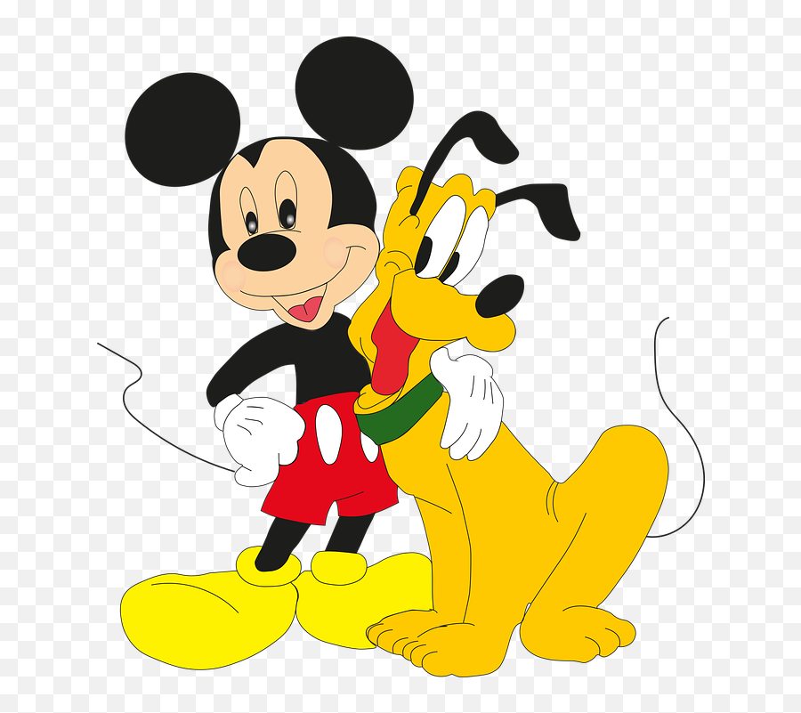 Mickey Mouse Pluto Walt Disney - Myszka Miki Kolorowanki Do Druku Emoji,Emotions Mickey