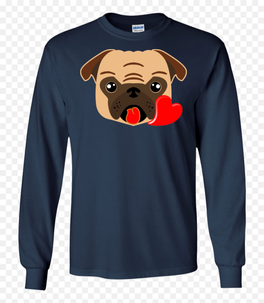 Funny Pug Emoji Adults Pug Heart - Legends Are Born 17 June,Why Are Adults Afraid Of Emojis