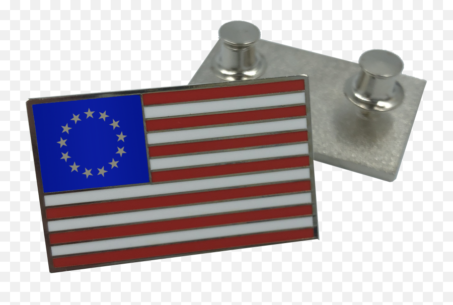 Betsy Ross 13 Star Vintage Cloisonne - Betsy Ross Flag Silver Pin Emoji,Betsy Ross Emoticon