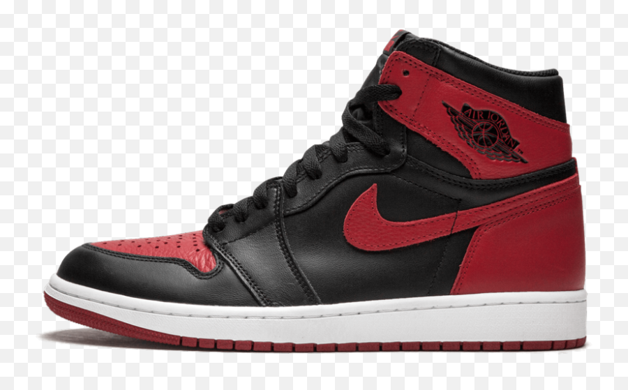 Air Jordan 1 Retro High Og Banned Bred - 555088 001 Jordan Bred 1 Emoji,High-low Emotions