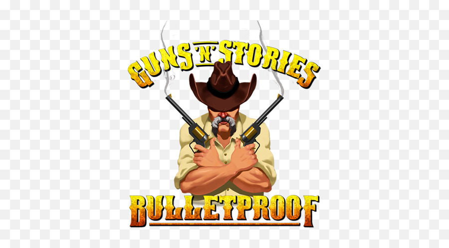 Bulletproof - Guns N Stories Bulletproof Vr Logo Emoji,Emotion Gun Hitchhiker's Guide
