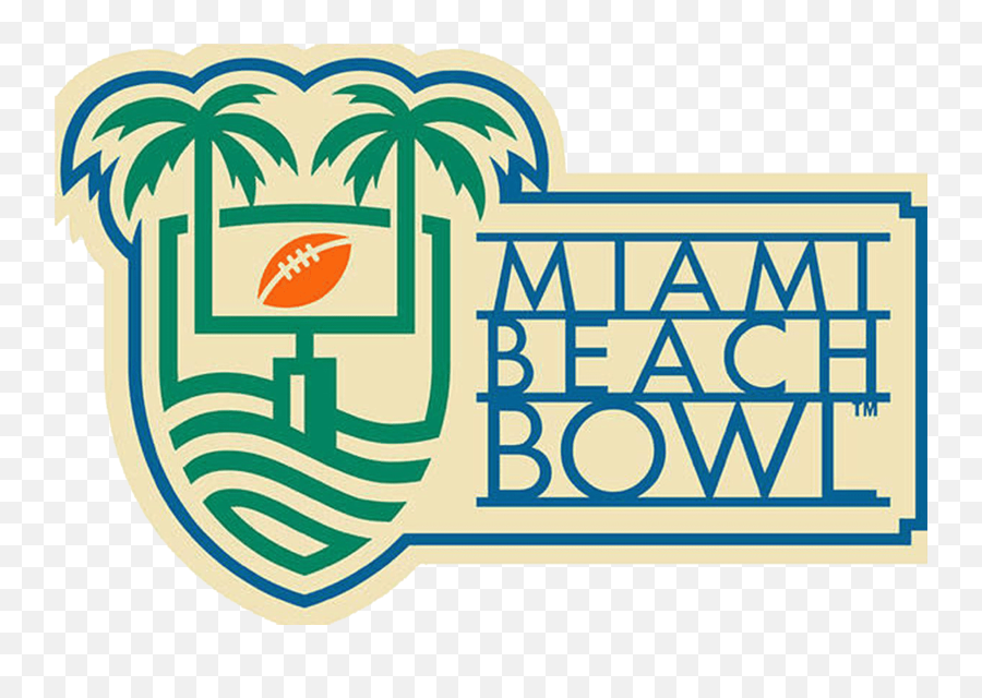 Miami Beach Bowl Logo Evolution History And Meaning Png - Miami Beach Bowl Logo Emoji,51st Emotion Bowl