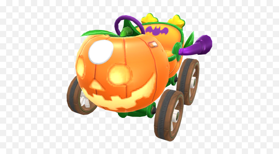 Pumpkin Kart - Super Mario Wiki The Mario Encyclopedia Mario Kart Pumpkin Kart Emoji,Mario Kart Squid Emoticon