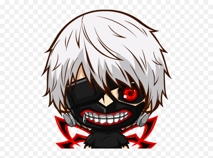 Kaneziki - Tokyo Ghoul Face Mask Emoji,Tokyoghoul Emojis