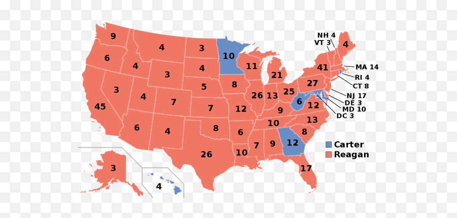 What Would The 1980 Electoral Map Have Looked Like If John - 1980 Election Emoji,Trillian Emoticons Too Small