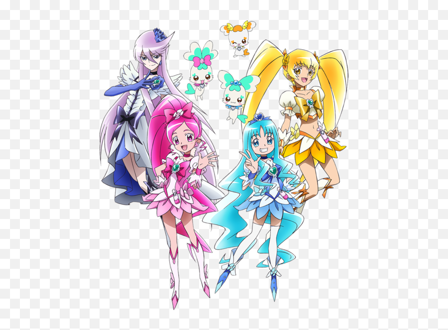 Pretty Cure - Desciclopédia Pretty Cure Glitter Force Emoji,Nichijou Mai Showing Emotion