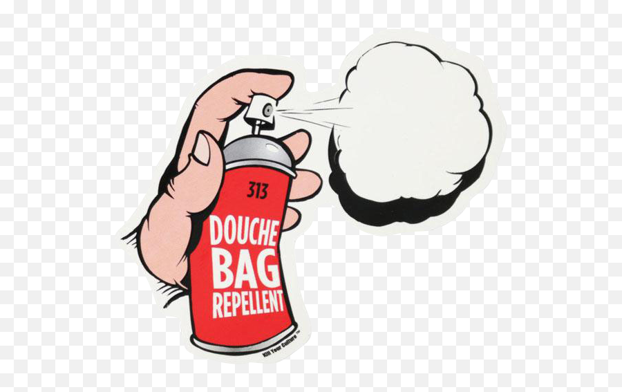 Douche Bag Repellent Sticker - Ketchup Emoji,Douche Emoji