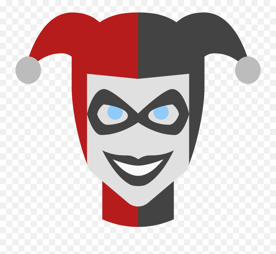 Harley Quinn Dc Icon In Color Style - Vector Logo Harley Quinn Emoji,Penguin Emojis Computer Art