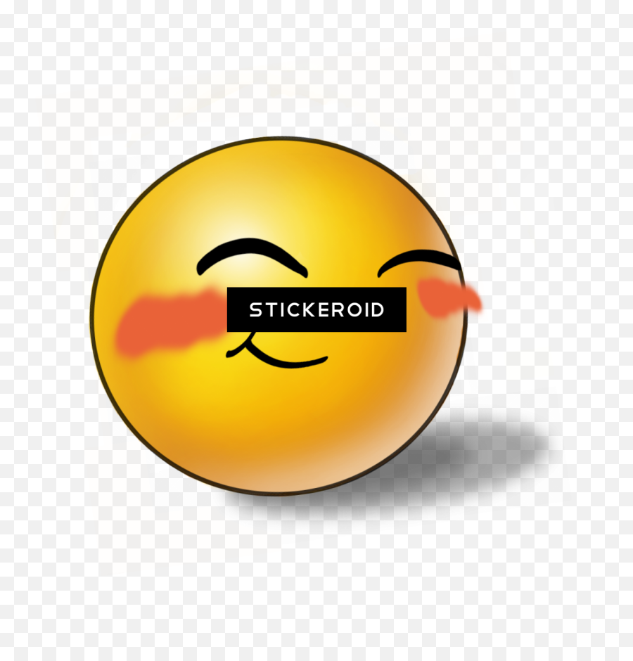Download Hd Blushing Emoji - Happy,Blushy Emoji