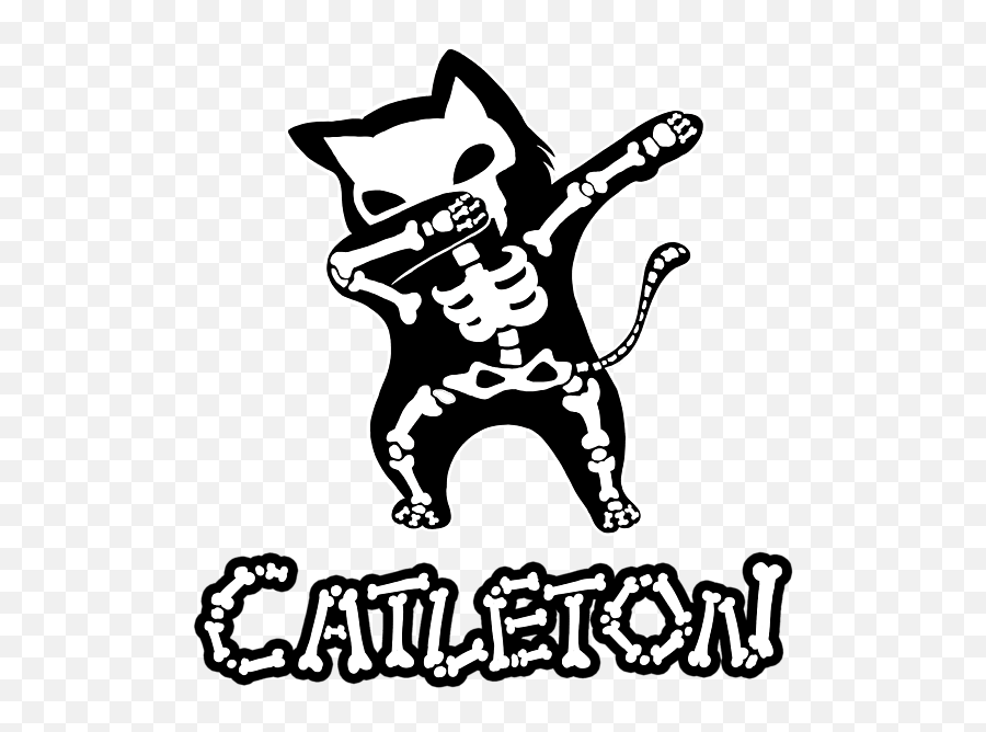 Skeleton Cat Dabbing Halloween Dab Greeting Card For Sale By Emoji,Dab Type Emoticon