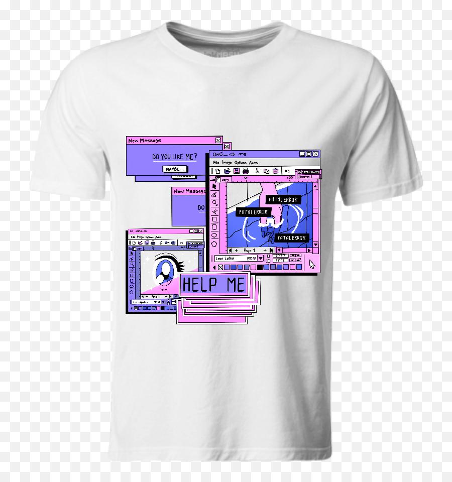 Dash - Design Custom Products Tshirts Shipping Worldwide Emoji,Emotions [ Trademarks And Copyrights ] Vaporwave