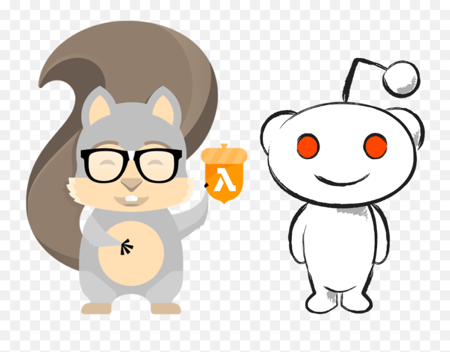 Sam The Aws Lambda Squirrel - Aws Serverless Squirrel Emoji,Squirtel Emoji Transparent