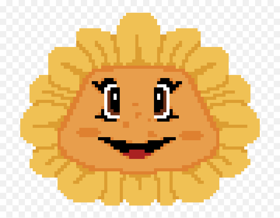 A Simple Sunfluwer Portrait 8 Colors - Happy Emoji,Shush Emoticon