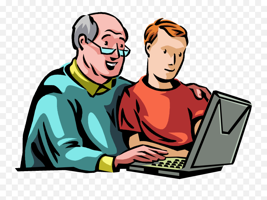 Grand Father Grand Son Clipart - Clip Art Library Emoji,Dad And Son Emoji