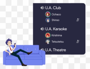 My Hero Academia Discord Server - Discord Partnered Emoji,Discord Emojis For Voicechat