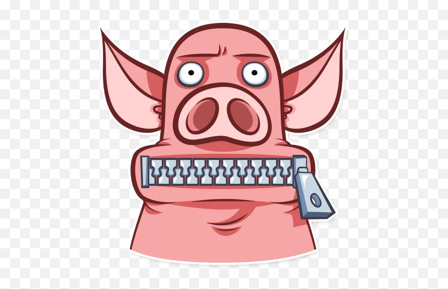 Telegram Sticker From Pete The Pig Pack Emoji,Wiggling Pig Emoji Meaning