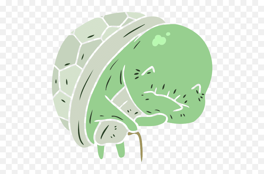 Kawaii Turtle Cute Illustration - Canva Emoji,Stickbug Emoji