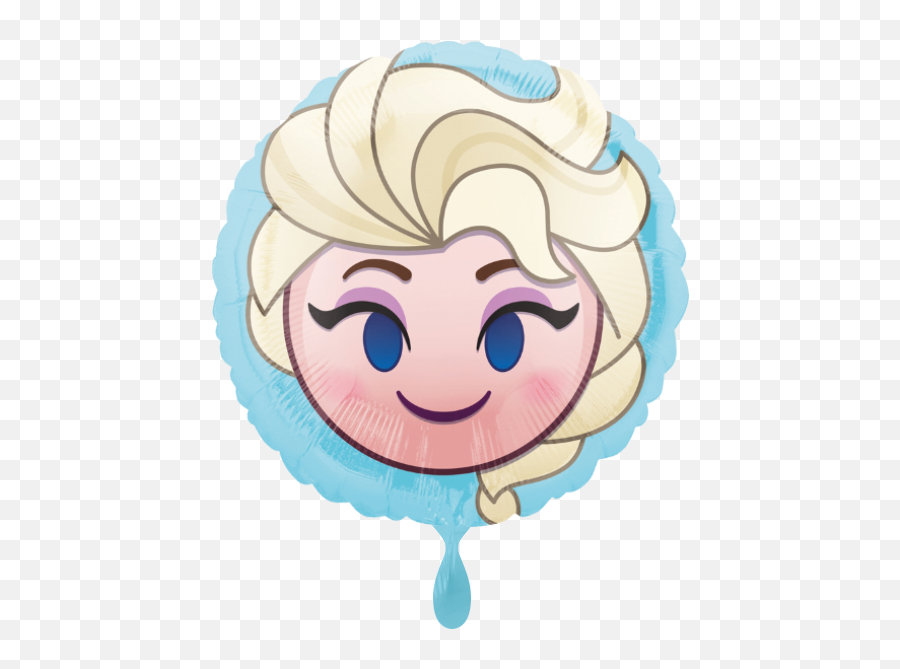 Frozen Elsa Emoji Folienballon - Elsa Emoji,Frozen Emoji