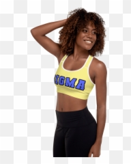 Sigma Padded Sports Bra - Sports Bra Emoji,Female Emoji Joggers