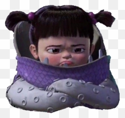 Boo - Fondos De Pantalla De Monster Inc Boo Emoji,Emoticon Haciendo Pucheros