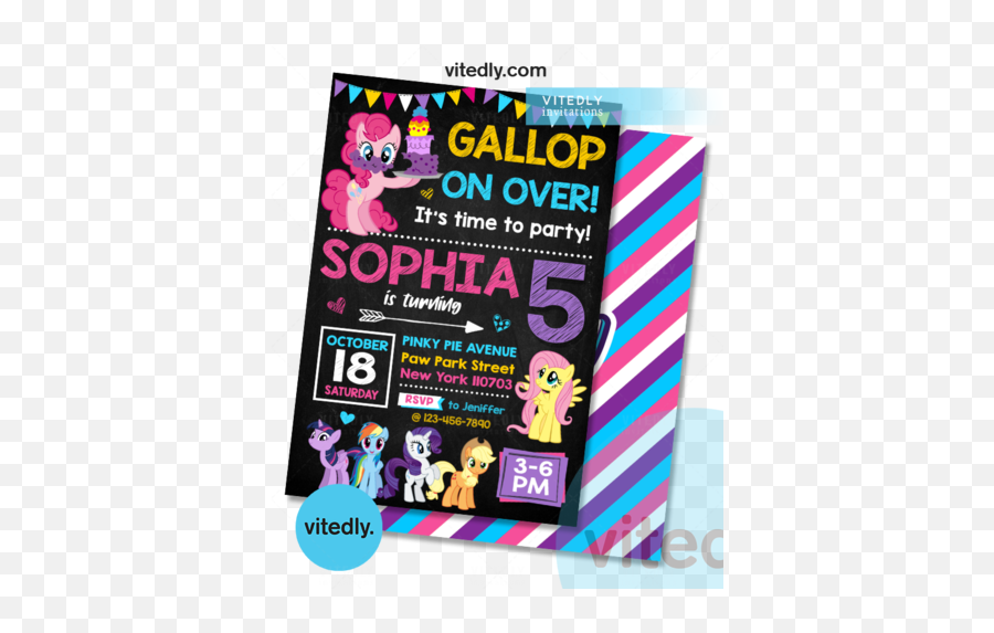 Birthday Invitations U2013 Tagged Girls Invitation U2013 Page 2 - For Party Emoji,Mlp Emojis