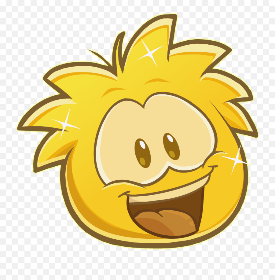 Puffles Du0027or - Club Penguin Cutouts Emoji,Emoticon Club Penguin Puffle