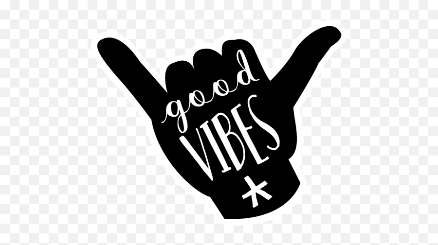 Positive Vibes - Good Vibes Sign Png Emoji,Goodvibes With Hand Emoji