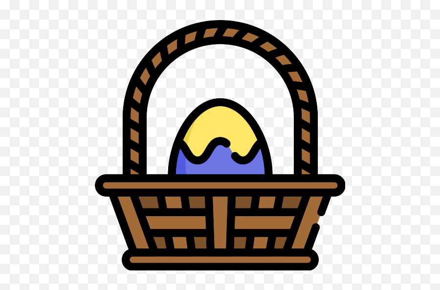 Easter Egg Basket Vector Svg Icon 3 - Png Repo Free Png Icons Bhagsunag Waterfall Dharmshala Emoji,Emoticon Easter Basket