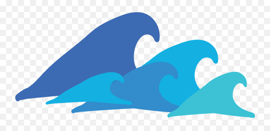 Download Wave Clip Art - Wave Vector Png File Emoji,Ocean Wave Emoji